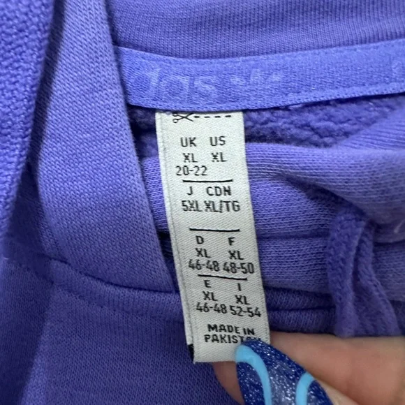 Adidas Women’s Purple Hoodie - Picture 2 of 4